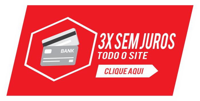 3x sem juros todo o site